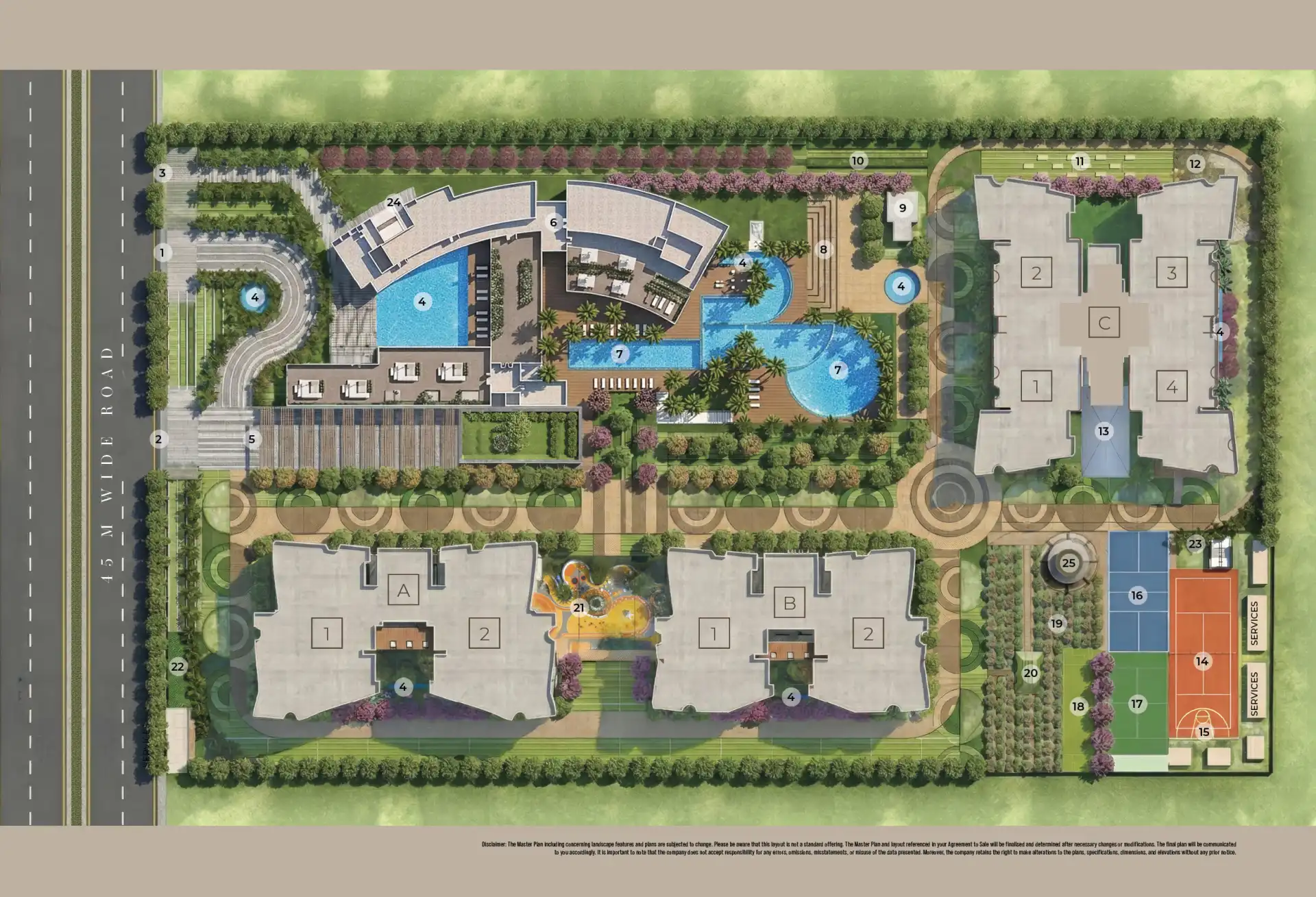 Clove County Master Plan Layout