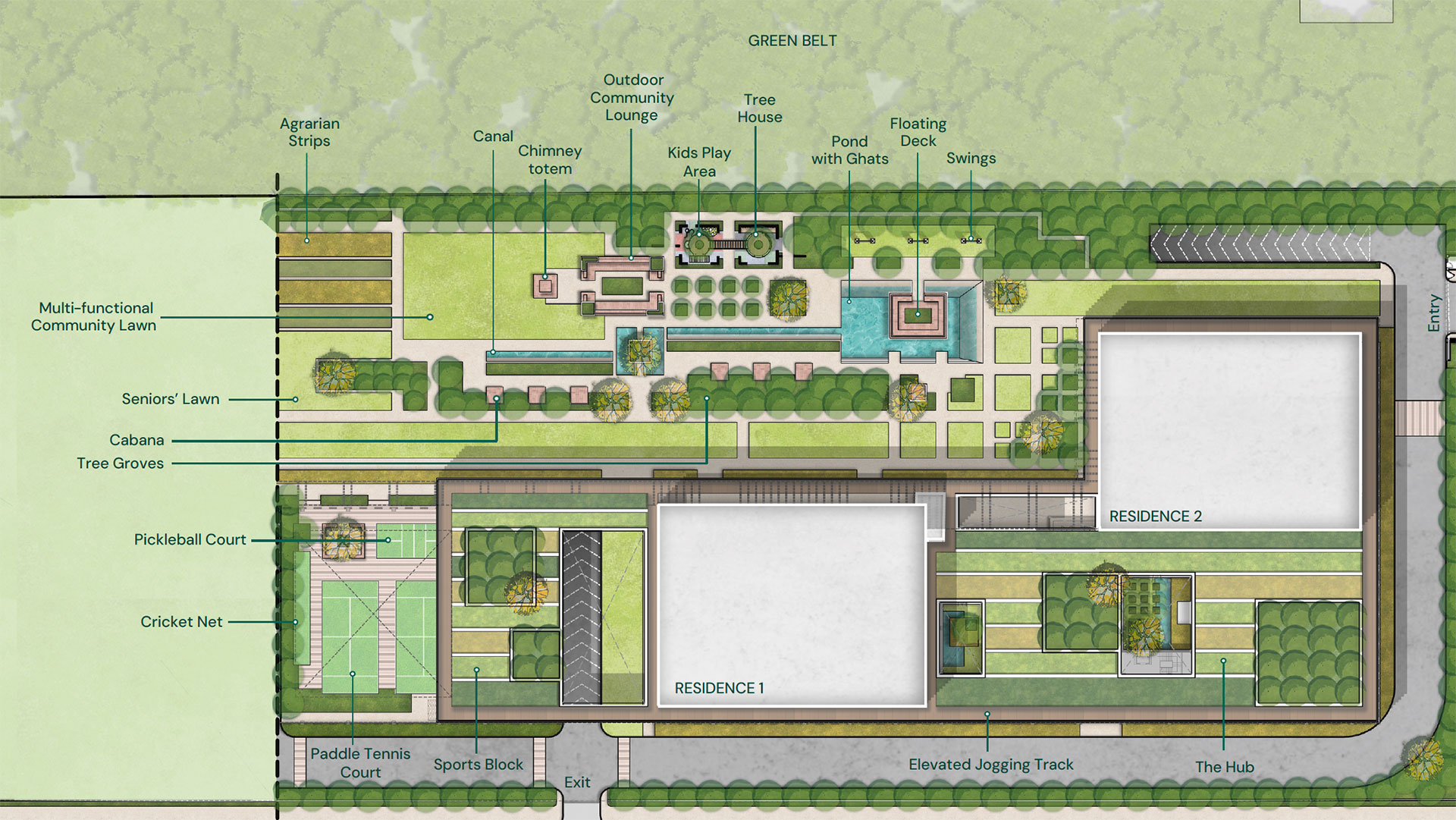 Estate 105 Master Plan Layout