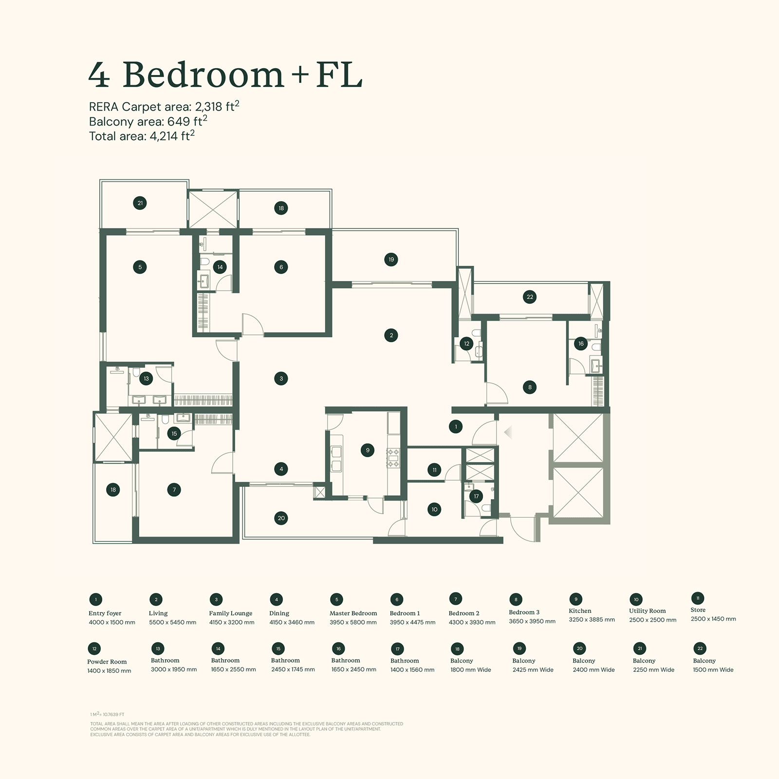 4-Bedroom Home Layout